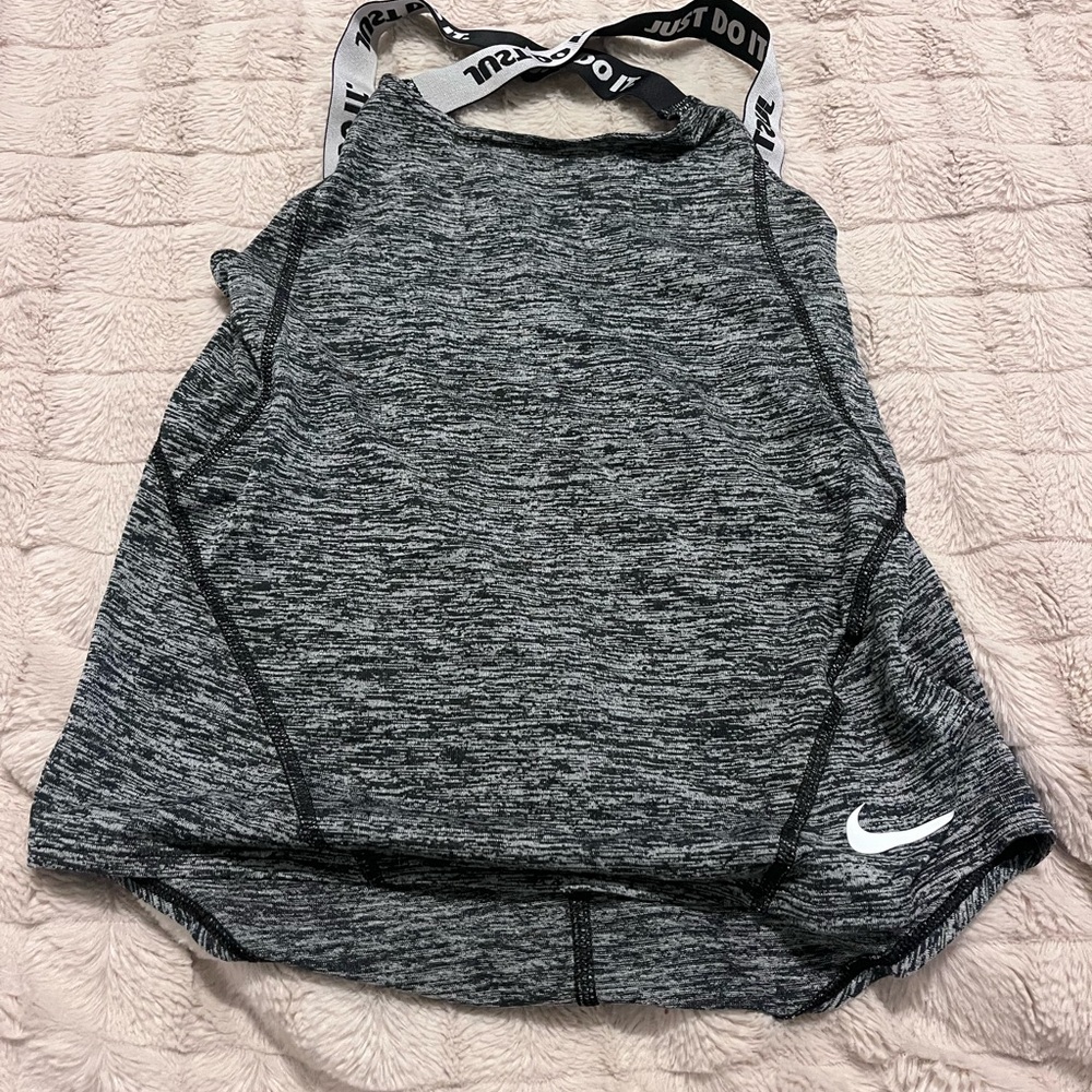 Nike Women's Grey Athletic Tank Top